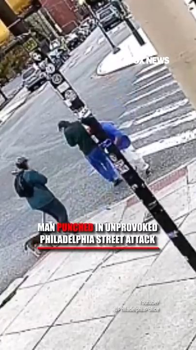 Man sucker-punched while preparing to cross a South Philadelphia street