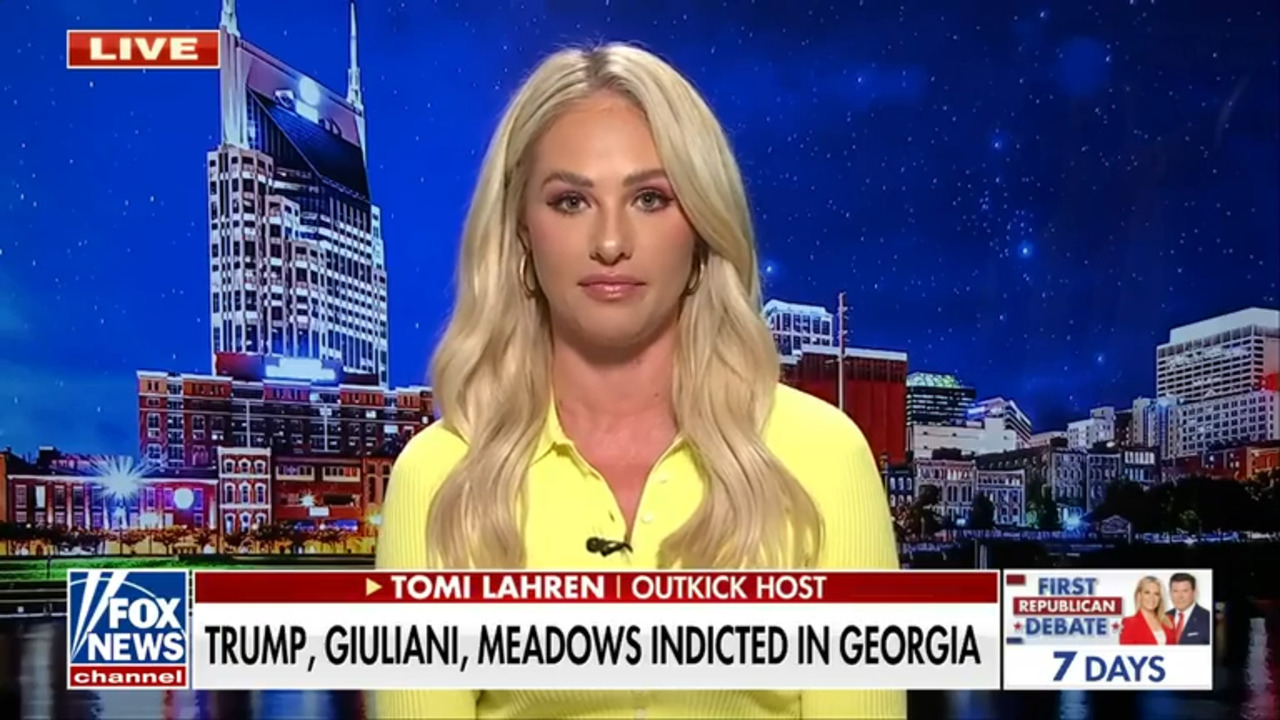 Tomi Lahren reacts to 'haunting' Trump indictment: 'This matters for every American'