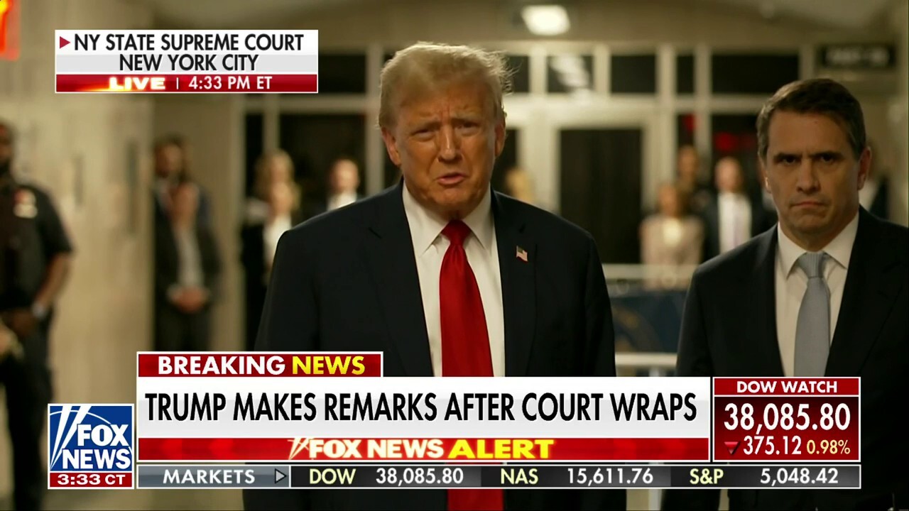 Former President Trump discussed the third day of testimony in Manhattan DA Alvin Bragg's case and the 'monumental' hearing on presidential immunity at the Supreme Court Thursday.