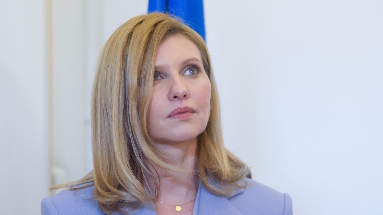 Ukraine's first lady, Olena Zelenska, addresses the United States Congress