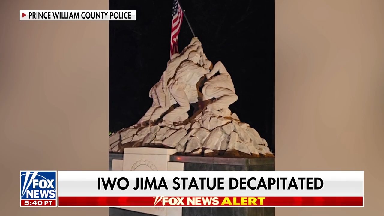 Iwo Jima statue decapitated in Quantico