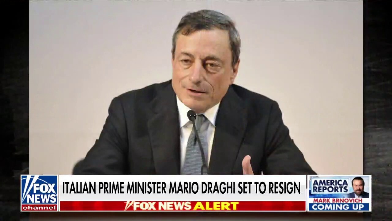 Italian Prime Minister Mario Draghi offers his resignation