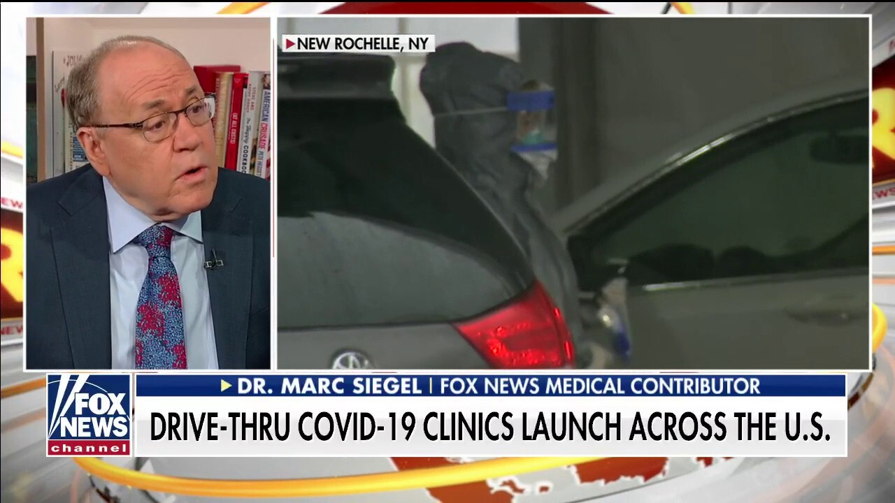 Dr Marc Siegel discusses the launch of drive-thru COVID-19 clinics 