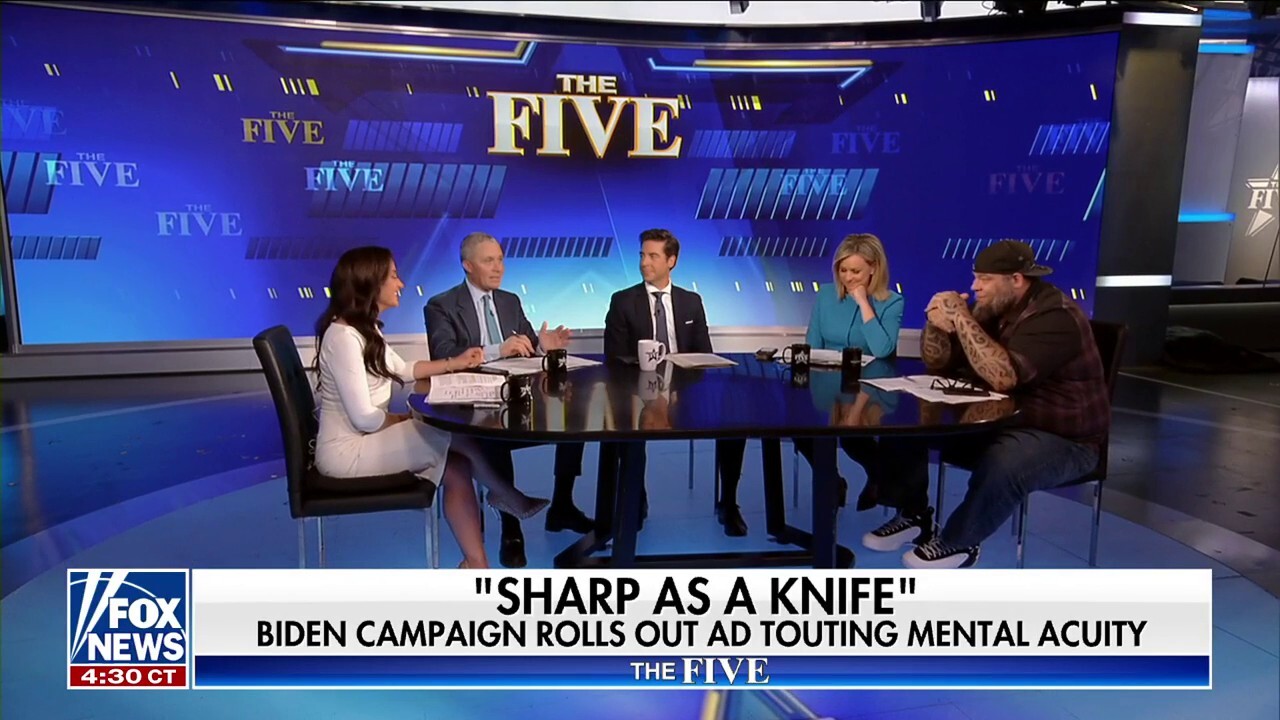 'The Five' co-hosts weigh in on the Biden campaign rolling out an ad touting President Biden's mental acuity and campaigning alongside the Kennedy clan.
