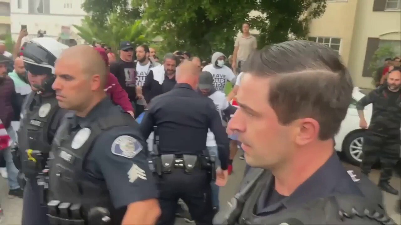 Brawl erupts as protesters clash over LGBTQ+ policies in Glendale ...
