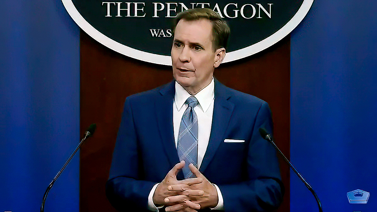 Pentagon Press Secretary John Kirby makes remarks 