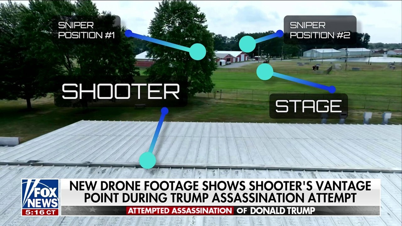 Fox News' CB Cotton reports new details as new drone footage shows the gunman's vantage point and reports that the U.S. Secret Service declined local law enforcement's offer of drone coverage during Trump's Butler rally.