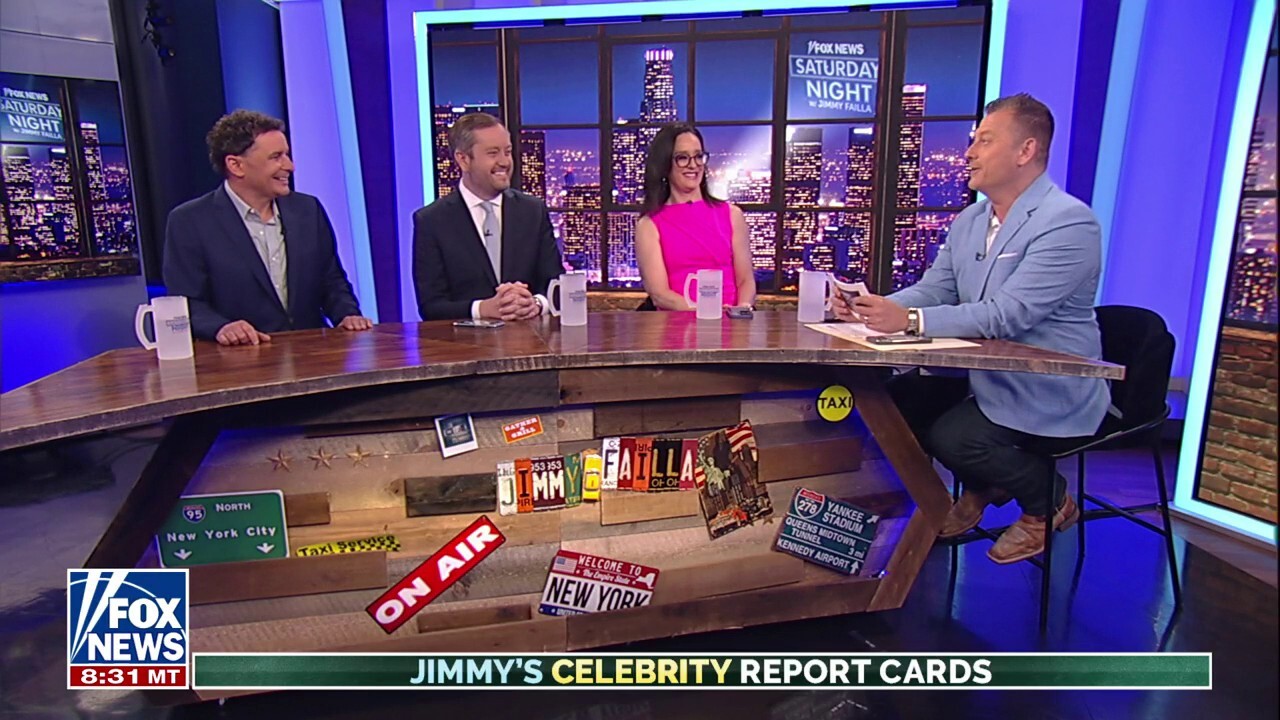 Jimmy Failla Hands Out Celebrity Report Cards On 'Fox News Saturday Night' 