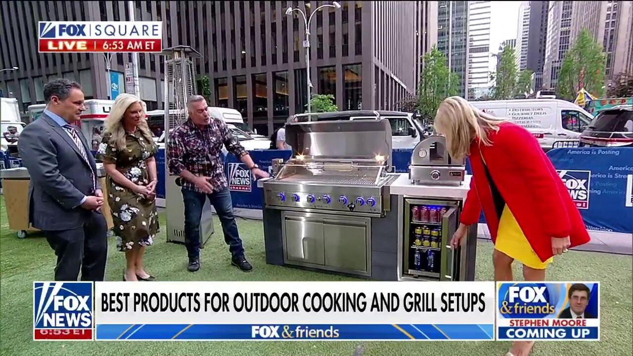 Licensed home improvement contractor Skip Bedell displays outdoor setups and deals for summer on ‘Fox & Friends Weekend.’