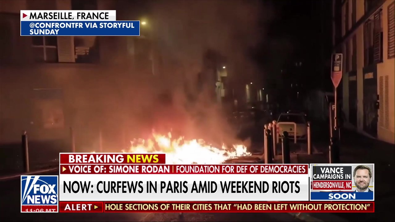 Paris curfews implemented amid violent weekend protests