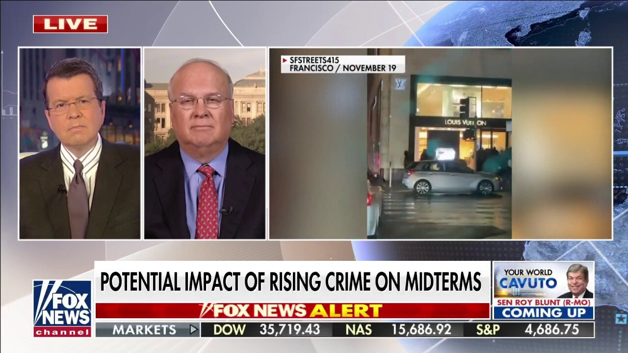 Rove: Crime, inflation, COVID recovery giving Biden a deep hole to climb out of