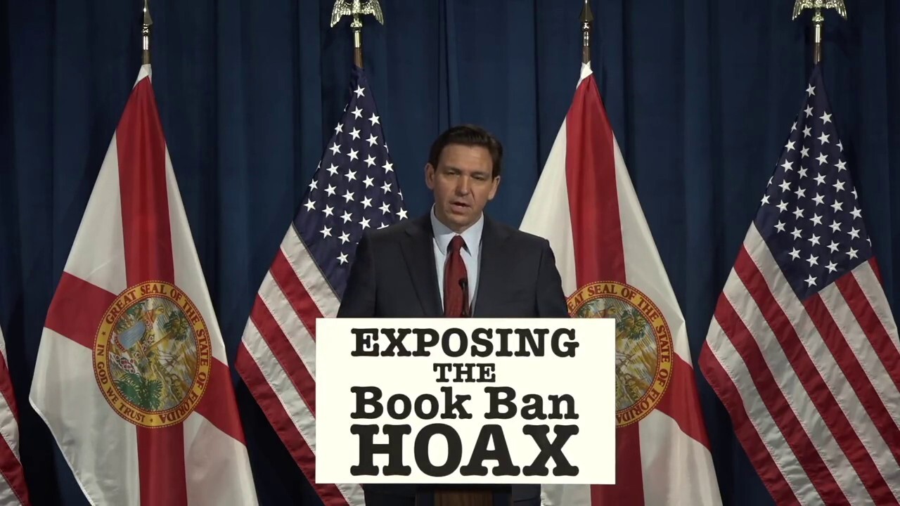 DeSantis debunks 'book ban hoax' in mainstream media