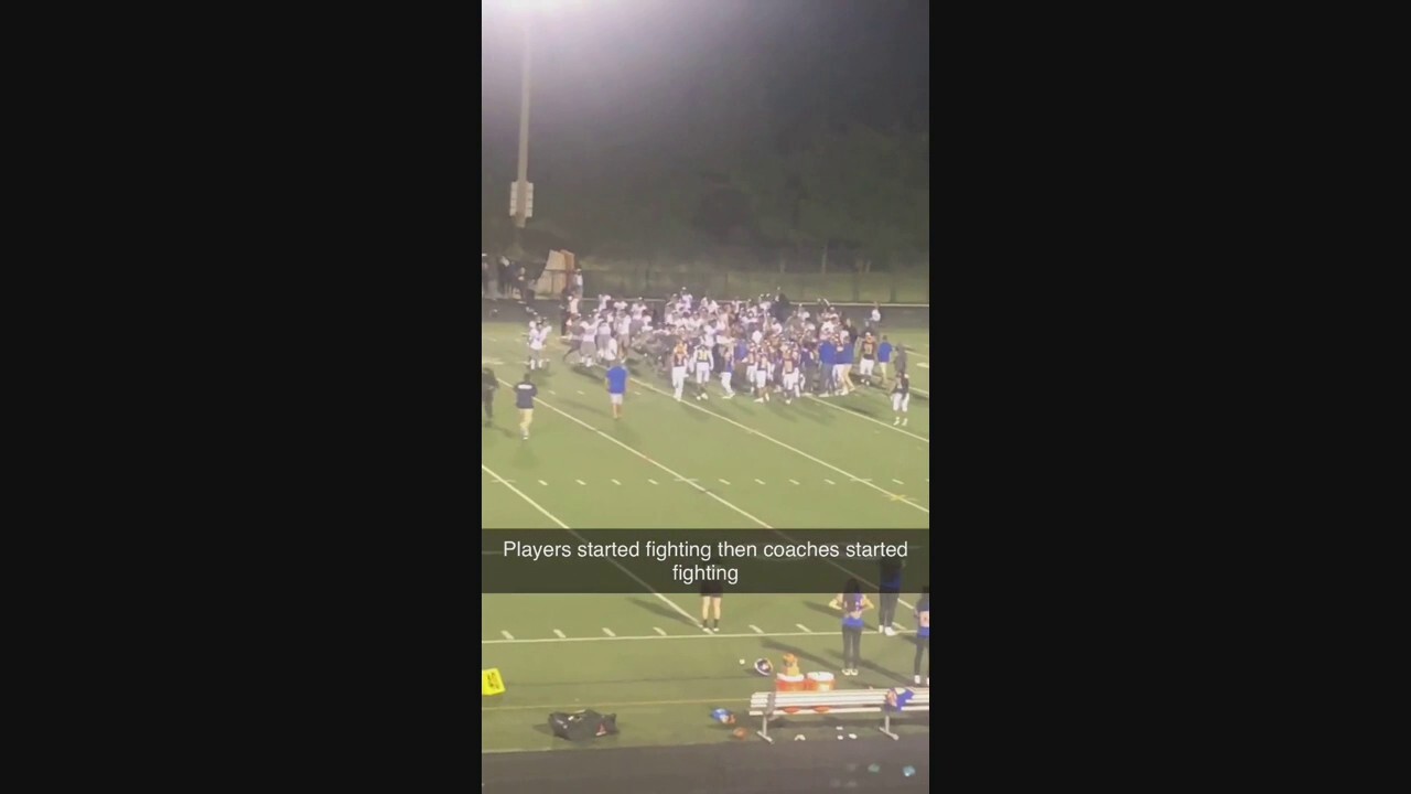 Maryland high school football game ends early due to benchclearing