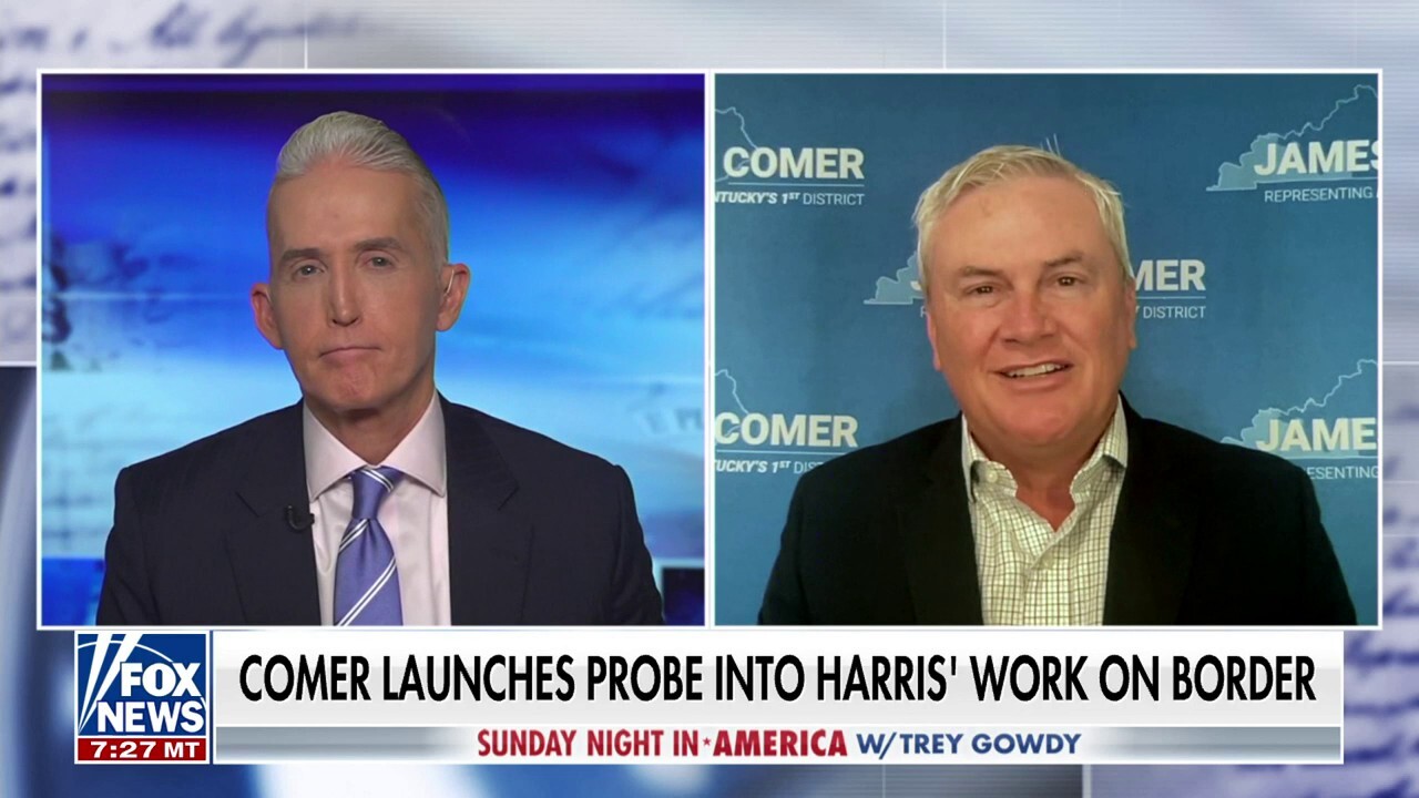 Rep. James Comer, R-Ky., argues Kamala Harris 'failed miserably' at the border as she is attempting to pivot on her immigration strategy and call for tougher security.