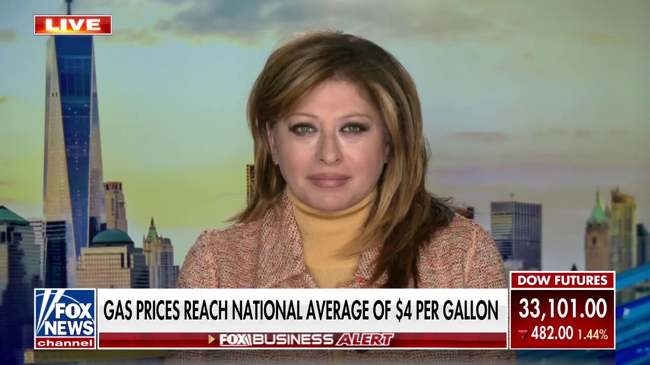 Bartiromo on gas prices hitting $4 a gallon: US should not rely on Russian oil