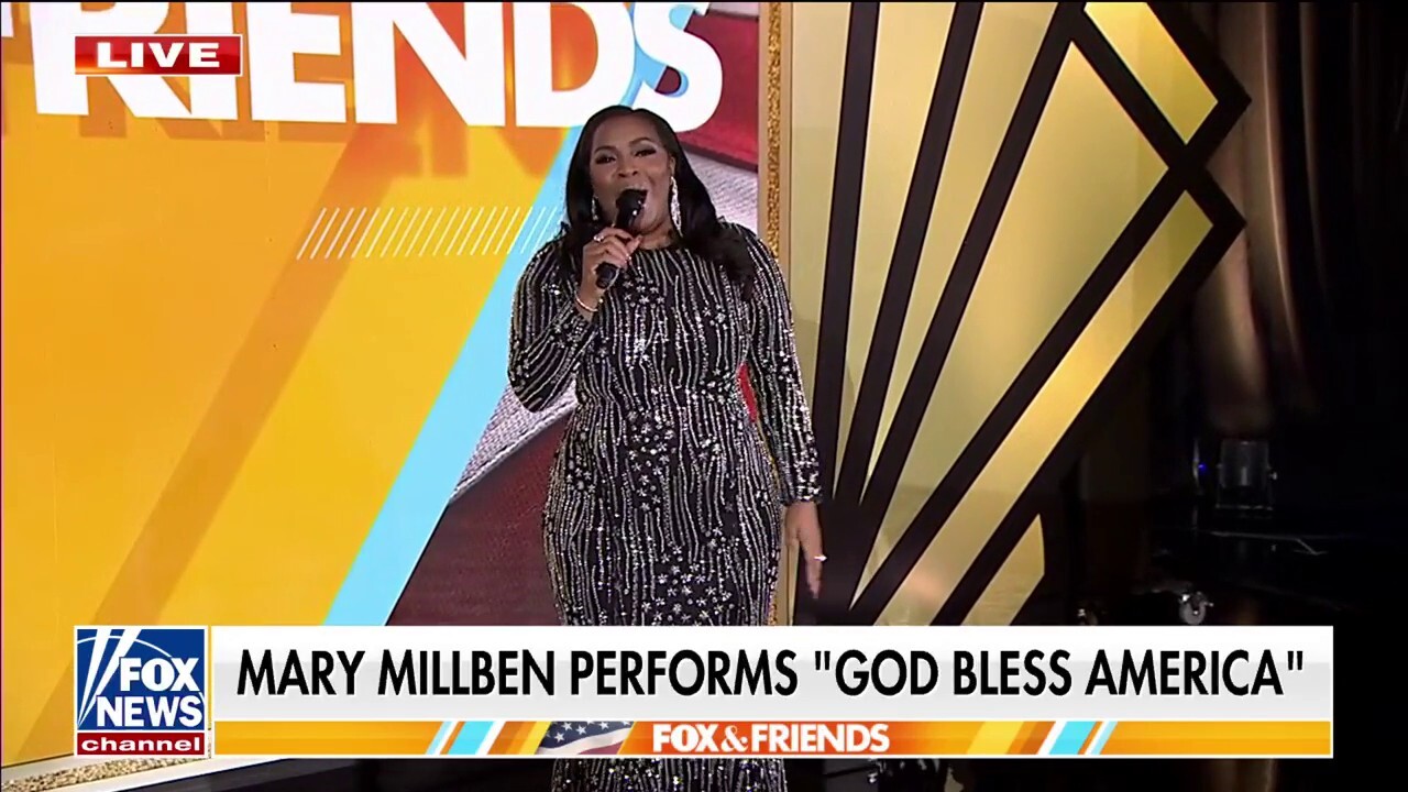 Mary Millben performs ‘God Bless America’ ahead of the 2024 Patriot Awards