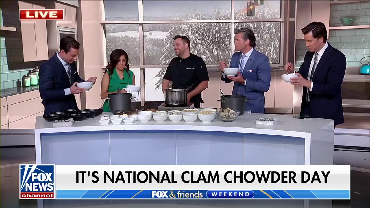National Clam Chowder Day: 'Fox & Friends' hosts taste test America's favorite soups