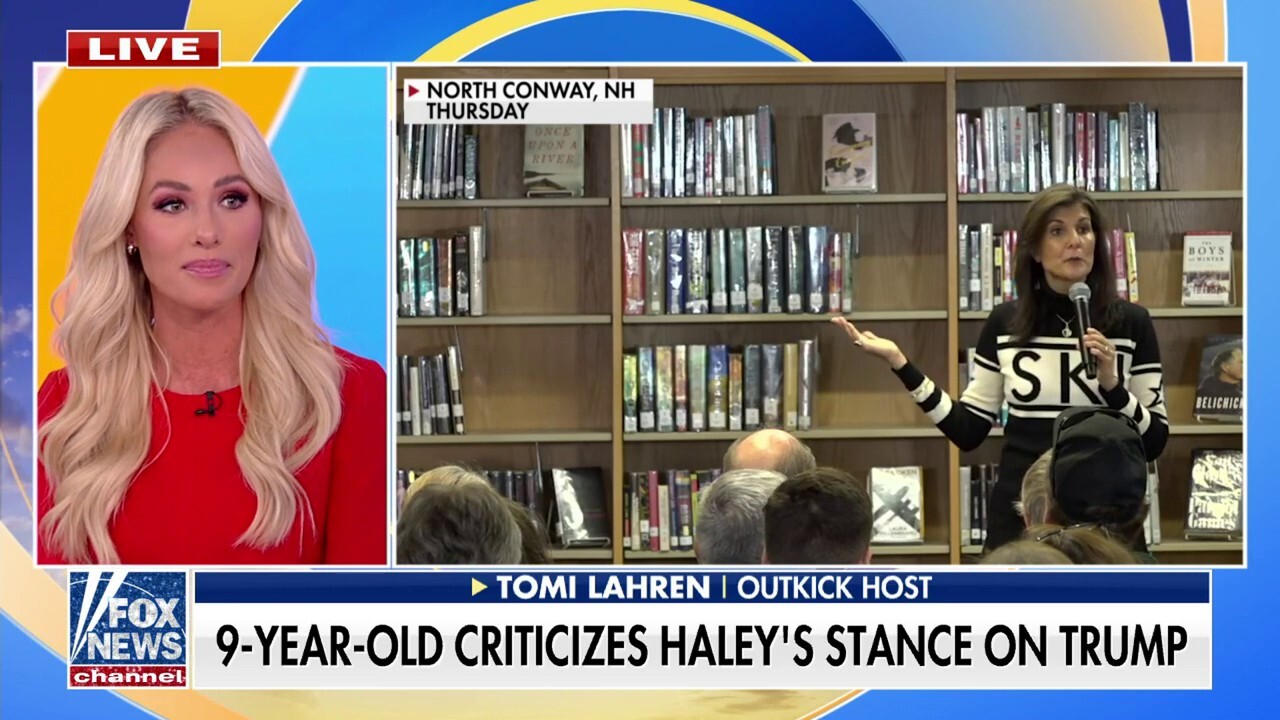 Tomi Lahren reacts to 9-year-old criticizing Nikki Haley's stance on Trump: 'Not a good moment'
