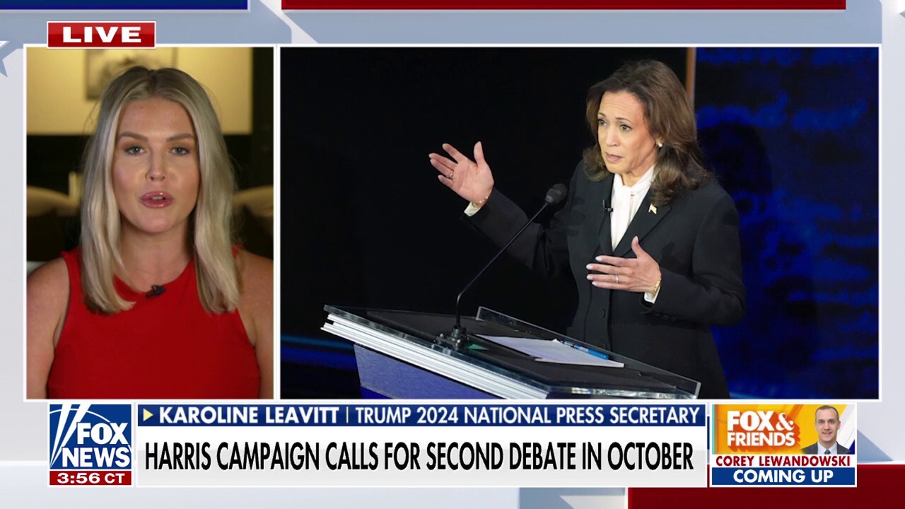 Trump campaign fires back at Harris over debate challenge: 'They know she has a lot more work to do