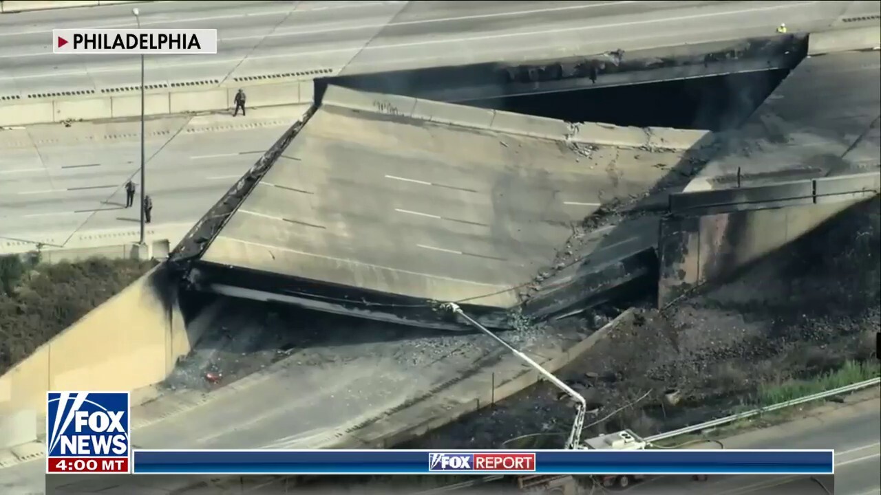 Philadelphia Officials Asking For Patience As Highway Collapse Shuts Down Major Traffic Route 