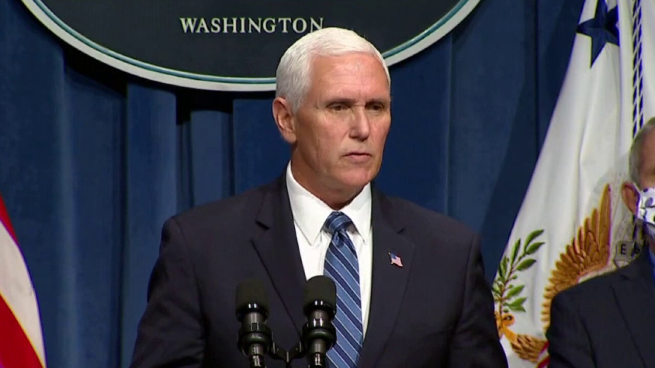 Pence at COVID-19 briefing: We've made truly remarkable progress moving our nation forward