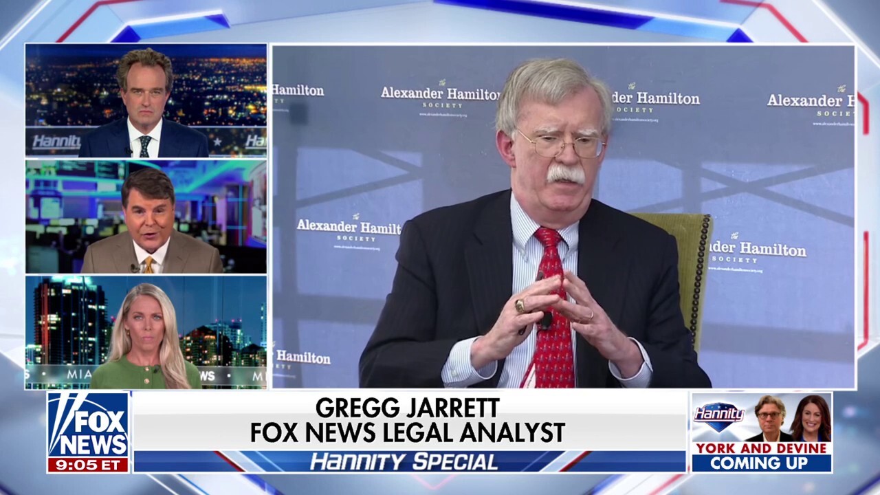 Fox News contributor Nicole Parker and Fox News legal analyst Gregg Jarrett analyze the FBI's 'probable cause' for raiding former National Security Advisor John Bolton's home on 'Hannity.'