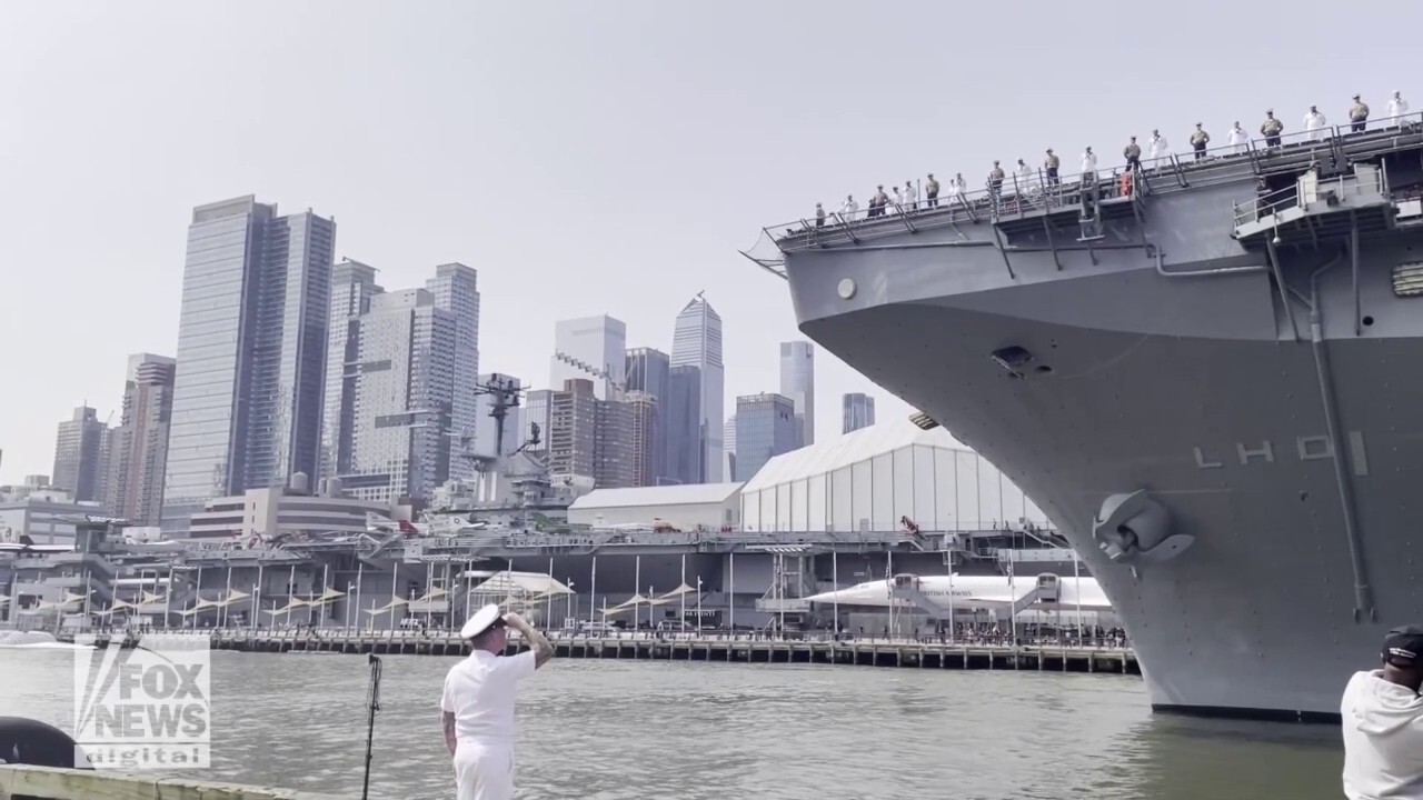 Watch: Fleet Week kicks off in NYC with Parade of Ships