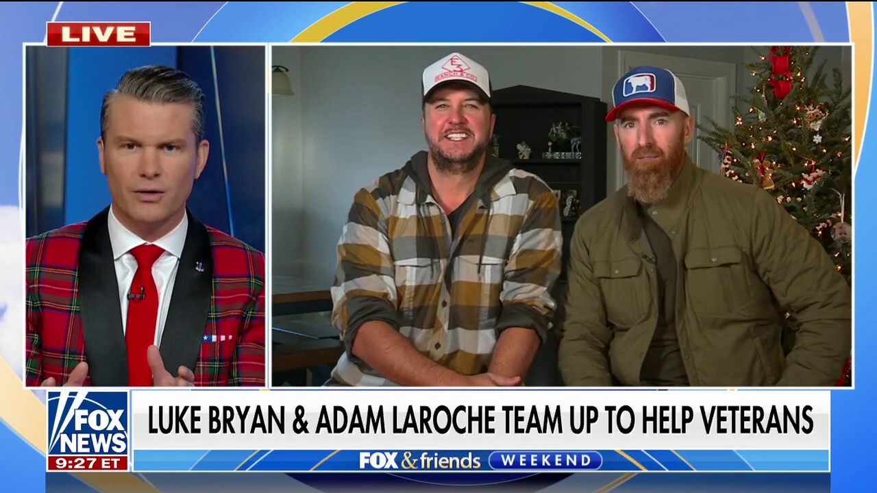 Country music star Luke Bryan, former MLB star Adam LaRoche join forces to raise money for America's heroes
