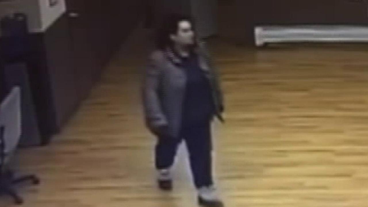 Raw video: Woman breaks into Pennsylvania police station