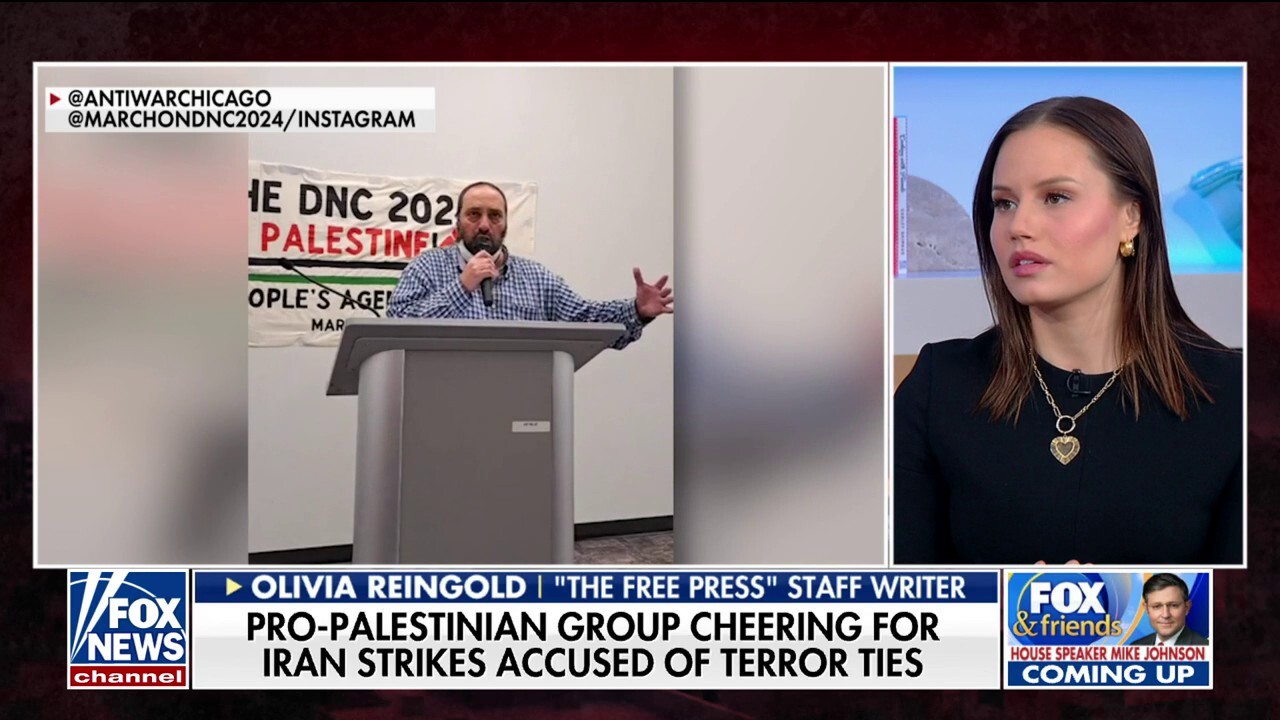 The Free Press staff writer Olivia Reingold joins 'Fox & Friends' to discuss her firsthand experience in the room when pro-Palestinian activists cheered Iran's recent attack on Israel.
