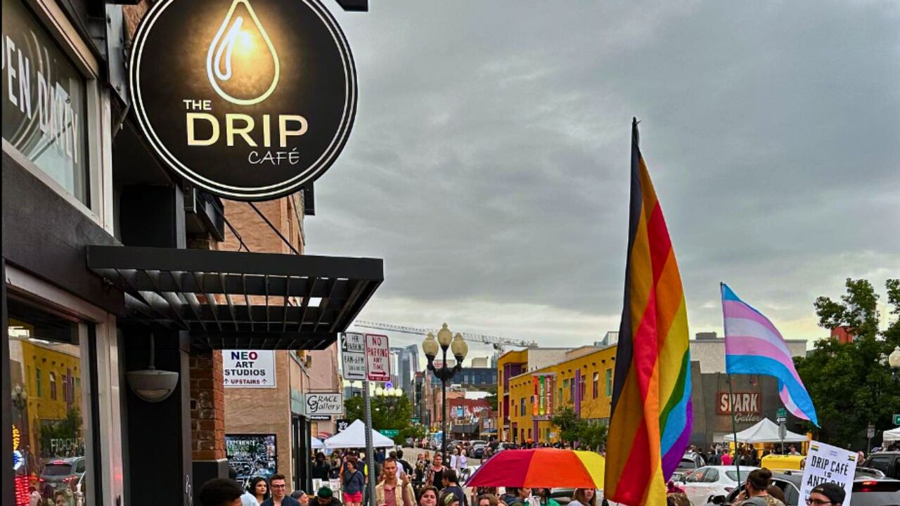 Christian ministry coffee shop protested by communists over beliefs