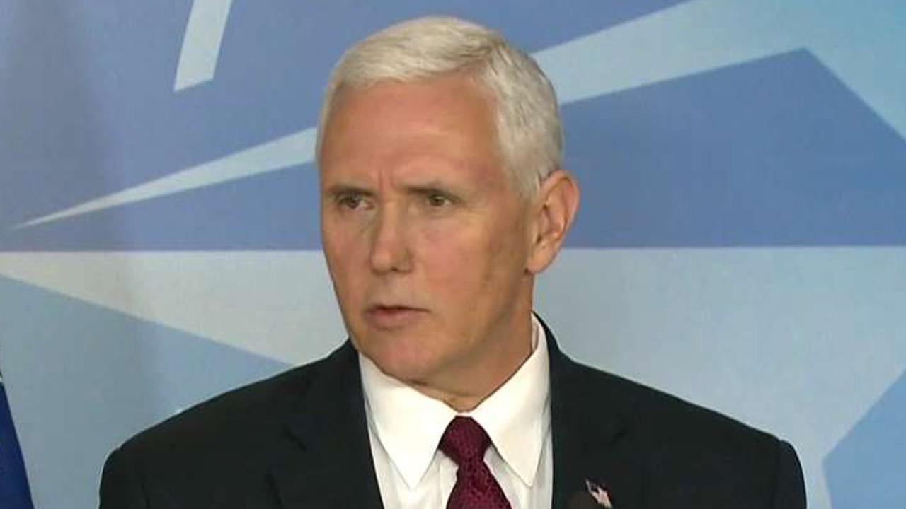 Pence: President Trump, US have strong support for NATO
