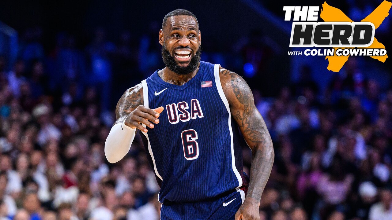 'LeBron has been the best player by far'– Nick Wright on Team USA's early Olympic success | THE HERD