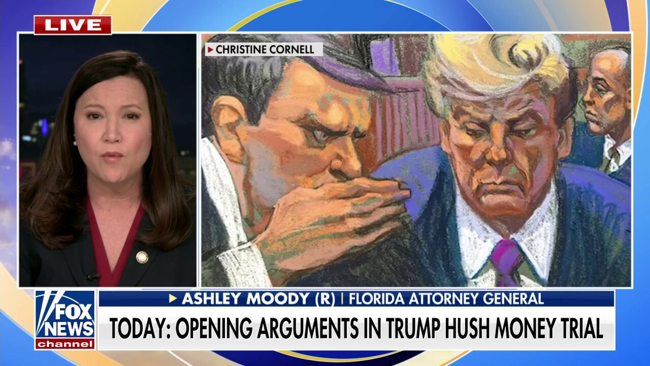 Florida AG Ashley Moody slams Trump's hush money case: 'Trial by ambush'