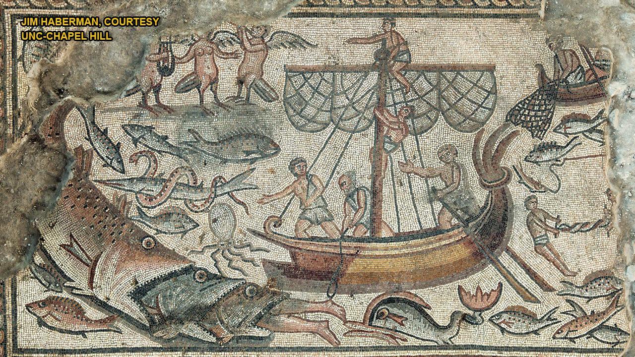 Stunning biblical mosaics revealed in detail for the first time