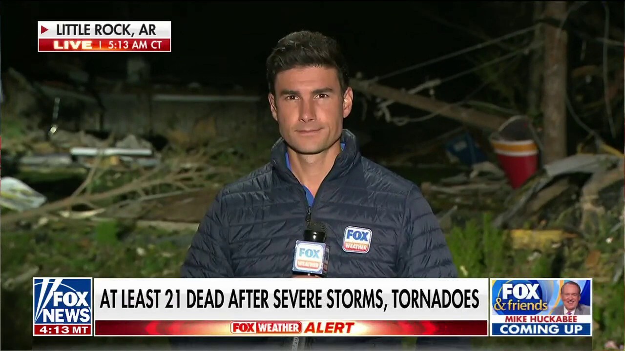 Rescue crews on the ground in Arkansas after deadly storms, tornadoes destroyed the region