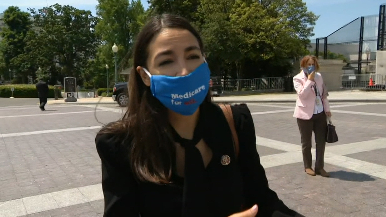 Congresswoman Ocasio-Cortez discusses $3 trillion the House of Representatives bill