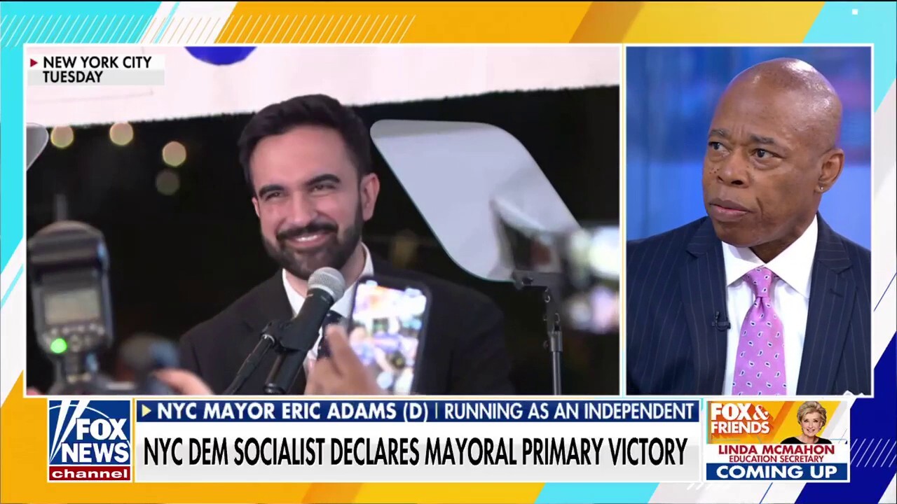 Mayor Adams reacts to Dem socialist declaring mayoral primary victory: 'We can't go backwards'