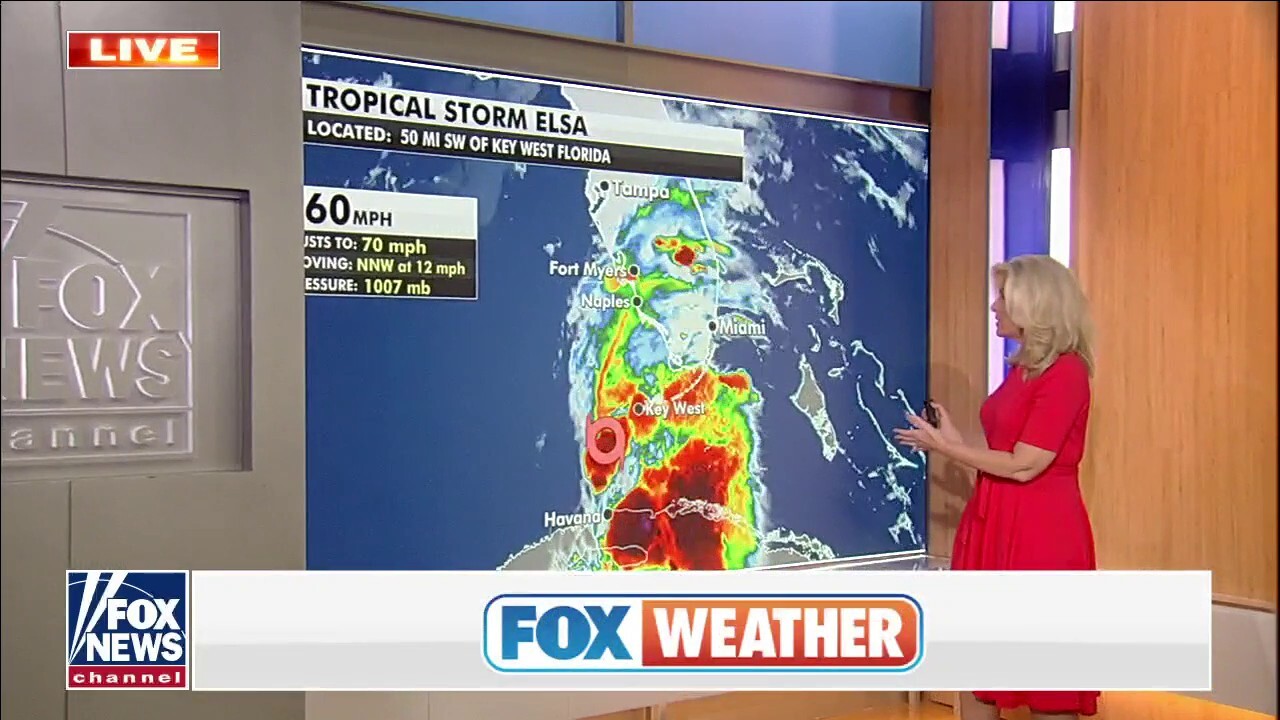 Tropical Storm Elsa has time to strengthen before reaching Florida Fox News