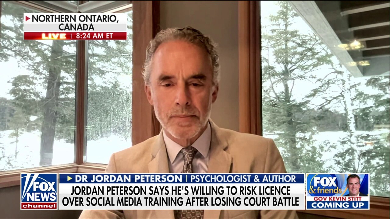 Court orders Dr. Jordan Peterson to take social media training to keep his license