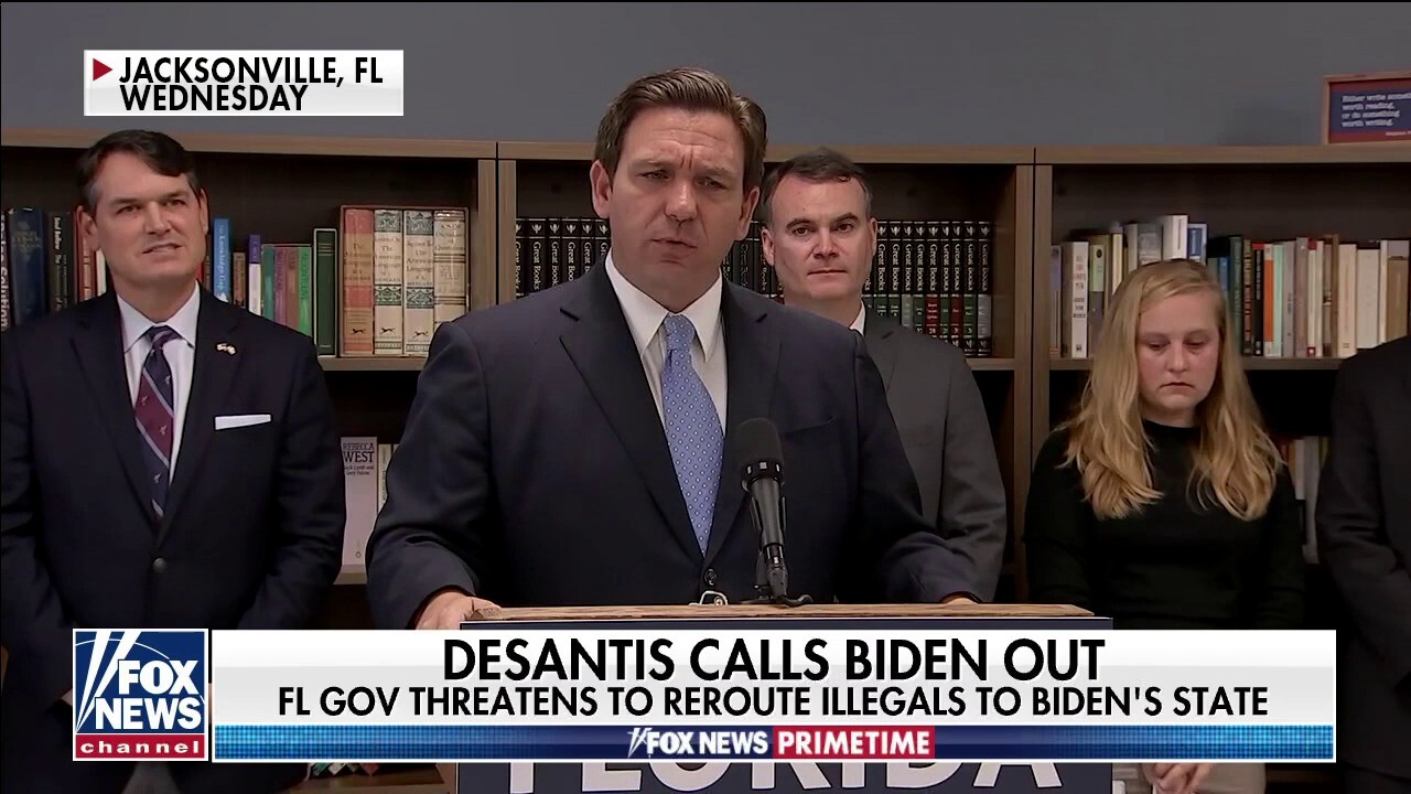 DeSantis threatens to reroute migrants to Biden’s home state, Delaware