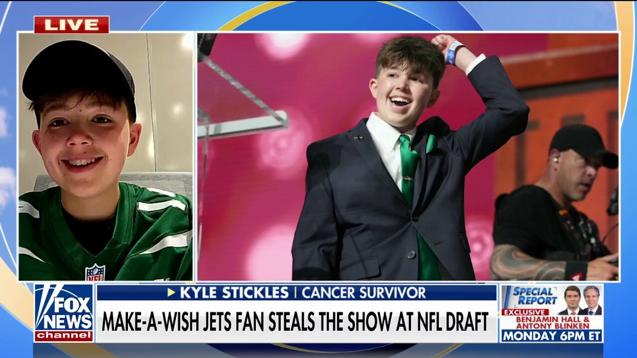 Kyle Stickles steals the show announcing Jets pick at 2023 NFL Draft