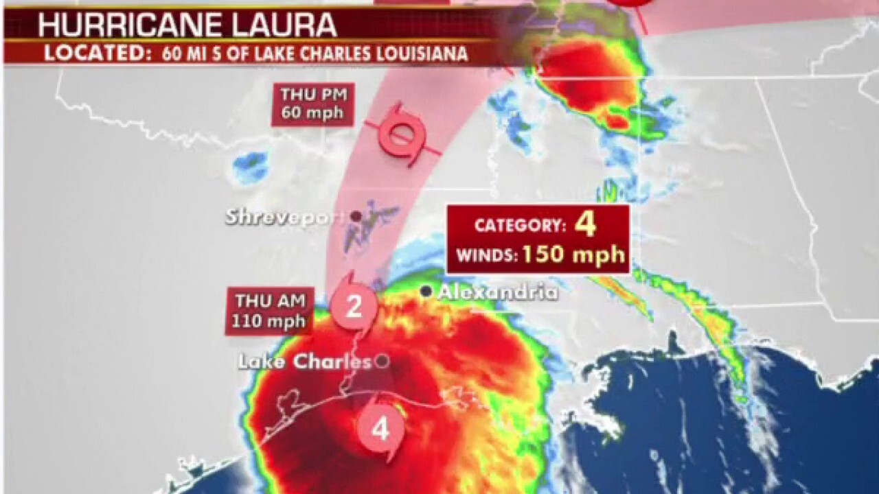 Forecasters warn Hurricane Laura's storm surge is 'unsurvivable'	