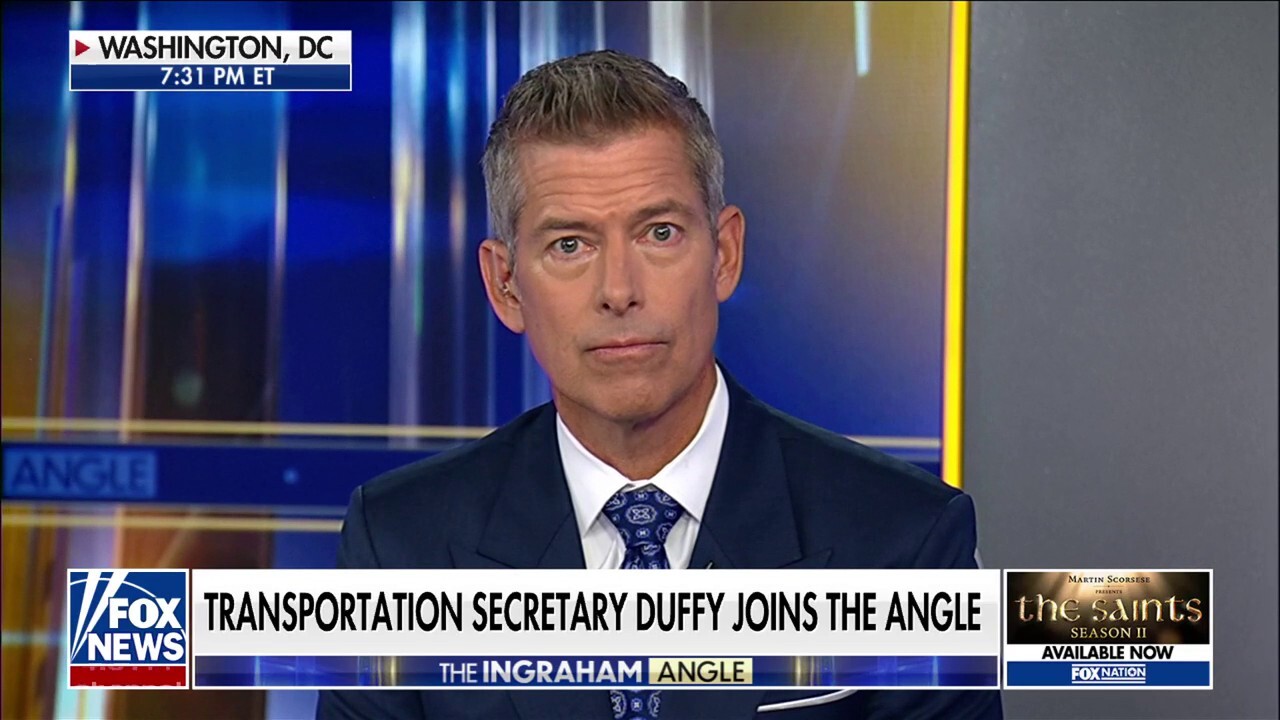 Transportation Secretary Sean Duffy shares his thoughts on the recent commercial driver's license scandal and the state of the FAA on 'The Ingraham Angle.'