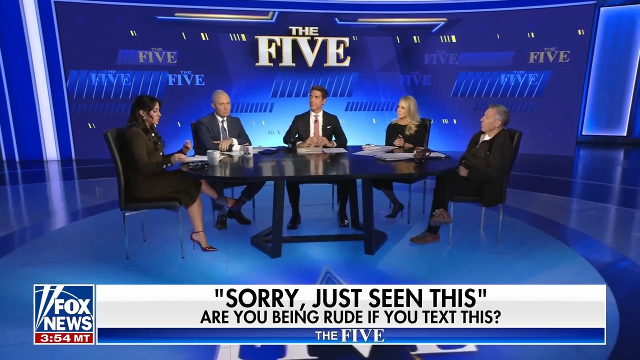 'The Five' shares takes on rude texting habits