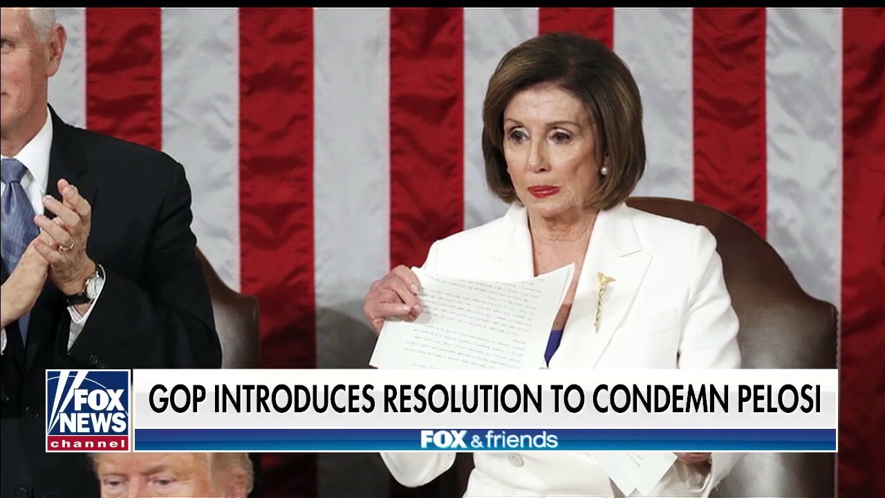 'Fox & Friends' on Nancy Pelosi's attempt to 'mind meld with AOC' at SOTU 