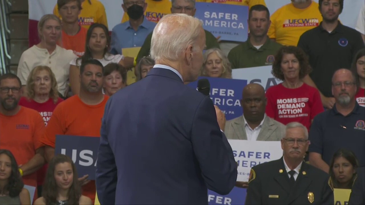 Biden says 'if you want to fight against the country, you need an F-15'