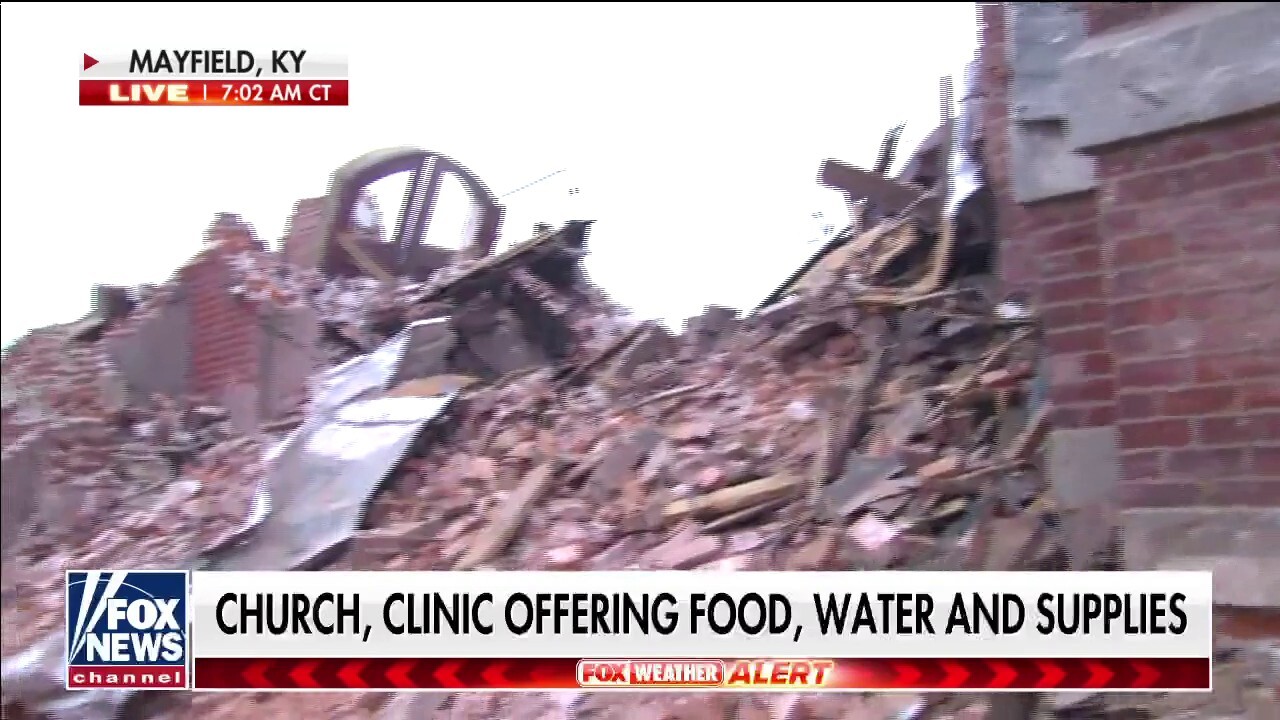 Mayfield, Kentucky church offering support to locals after tornado