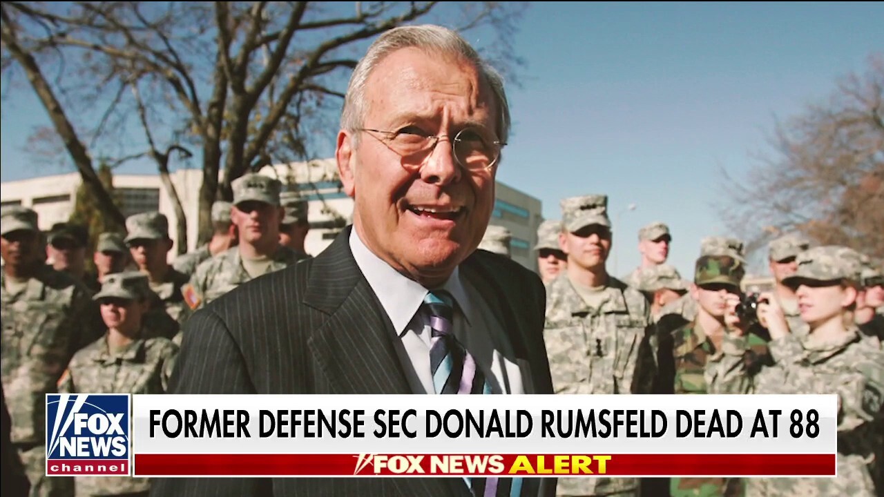 Former Defense Secretary Donald Rumsfeld dead at 88 