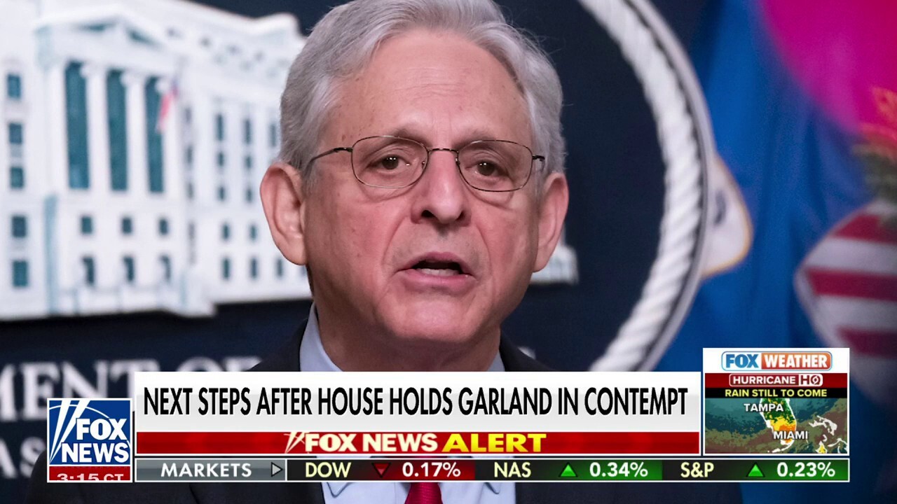 House Republicans could seek vote on AG Garland's arrest